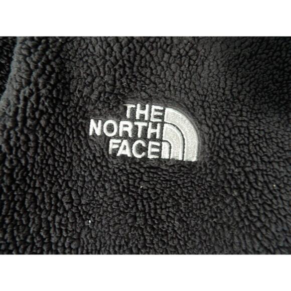 The North Face Fuzzy Fleece Black Womens Small FLAW READ Full Zip - Picture 3 of 11